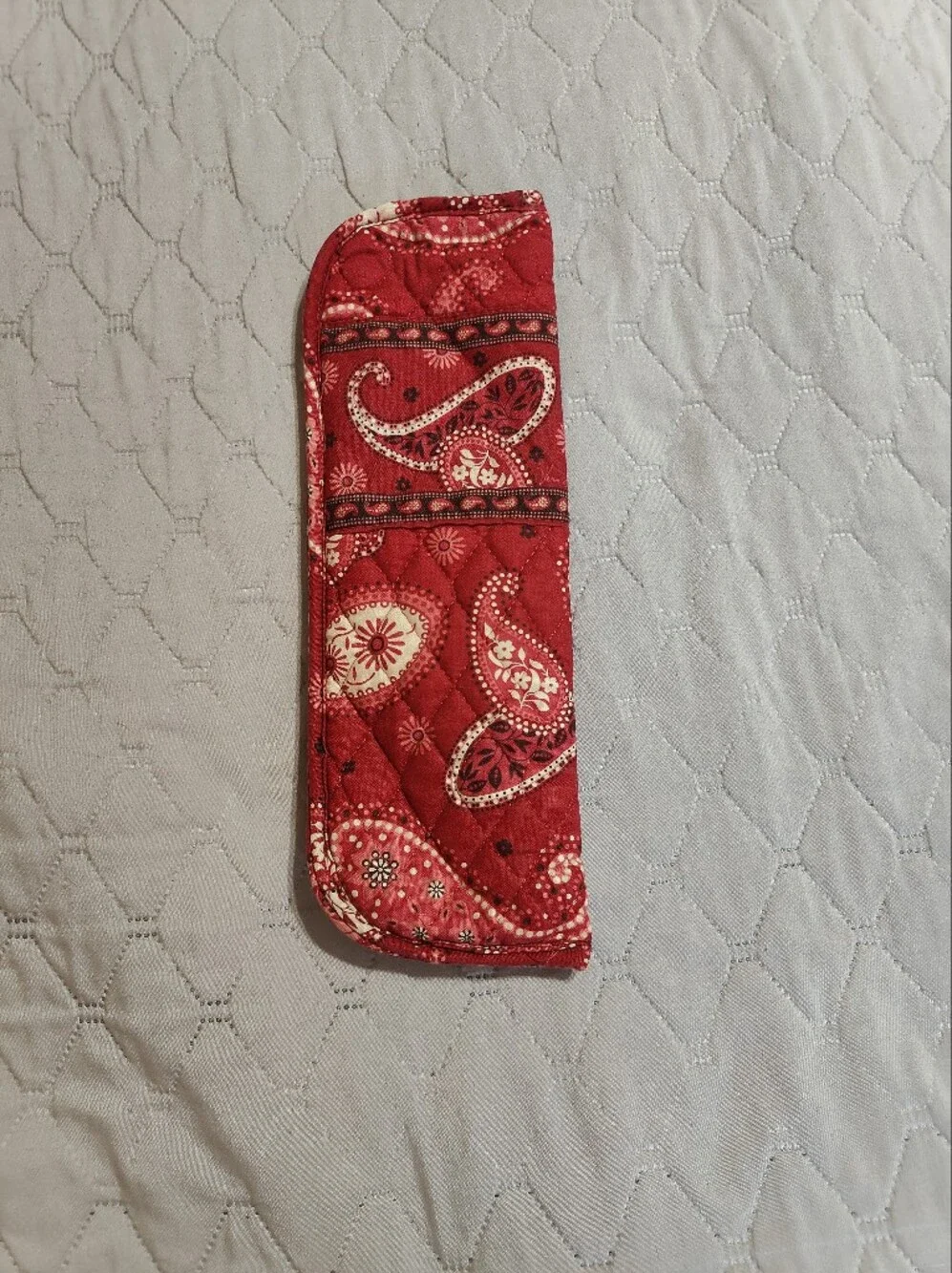 Vera Bradley Red Paisley Flat Iron & Curling Iron Case